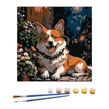 Amazon.co.jp: 数字で描 絵画 室内装飾 手描き壁掛けアクリル